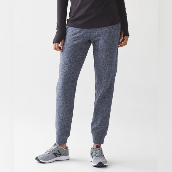 lululemon athletica Pants - Lululemon Ready To Rulu jogger Pant Heathered Deep Navy
 (First Release) size 10